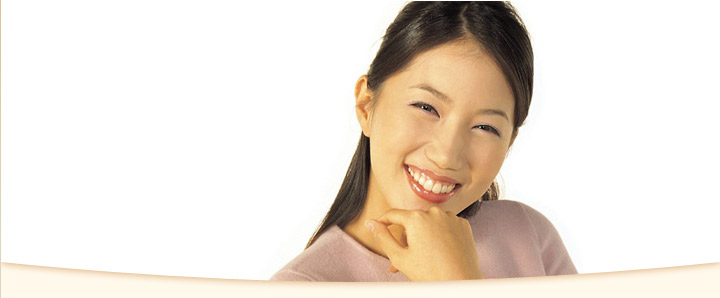 smiling asian woman